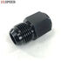 Black AN10 10AN Male to AN-8 Female Straight Swivel Fuel Oil Gas Line Fitting