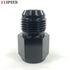 Black AN10 10AN Male to AN-8 Female Straight Swivel Fuel Oil Gas Line Fitting