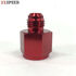 Red AN8 8AN Female to AN-6 Male Straight Swivel Fuel Oil Gas Line Fitting