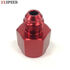 Red AN8 8AN Female to AN-6 Male Straight Swivel Fuel Oil Gas Line Fitting