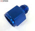 Blue AN8 8AN Female to AN-6 Male Straight Swivel Fuel Oil Gas Line Fitting