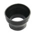 Universal BLACK 4PLY 1x Straight 3.0"-4.0"ID Silicone+ 2xStainles Steel T-clamp