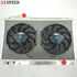 Dual Core Radiator for 93-98 TOYOTA SUPRA Manual with 12" Fan and Shroud