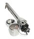 32 quot; GM Style Universal Floor Shift Steering Column+9 holes Wheel Adapter Silver