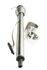 32" GM Style Universal Floor Shift Steering Column+9 holes Wheel Adapter Silver
