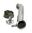 3 quot; High Flow SS T304 Turbo Pipe w/Wrap For 2011-2015 GM 6.6L LML Duramax Diesel