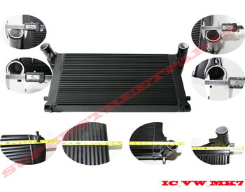 Tube Intercooler Air Cooler For Audi A3/S3 / VW Golf GTI MK7 EA888 1.8T 2.0T TSI