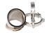 45 Degree SS 3.5"ID 4.23"OD V-Band Flange Conversion Adapter+2 x Clamps