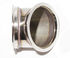45 Degree Stainless Steel 4"ID 4.76"OD V-Band Flange Conversion Adapter