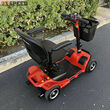 4 Wheel Mobility Scooter Folding Drive Device, Loading Capacity 220 lbs (red)