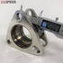 2.5 inch 3 Bolt Flange Exhaust Muffler Pipe Extension Flange Mild Steel Adapter