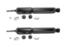 2PC Front Pair Gas Shock Absorbers for 1987-1995 Nissan Pathfinder 61593 344430