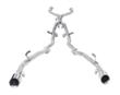 SS Dual Catback Y Pipe Exhaust w/Muffler for 3.0T 2017-2022 Q60 2016-2023 Q50