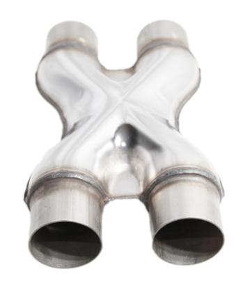Universal Stainless Steel 2.25"ID X-pipe Xpipe X Pipe Crossover Dual Exhaust