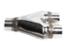 2.25" Single/Dual SS T201 Exhaust Stamped Y Pipe Adapter Connector 10" Length