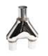 2.25" Single/Dual SS T201 Exhaust Stamped Y Pipe Adapter Connector 320mm Length