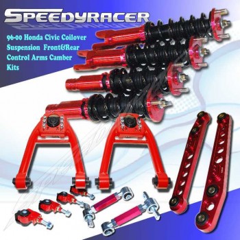 1996-2000 Honda Civic Coilover Suspension Lower Control Arm Upper Arm F&R Camber