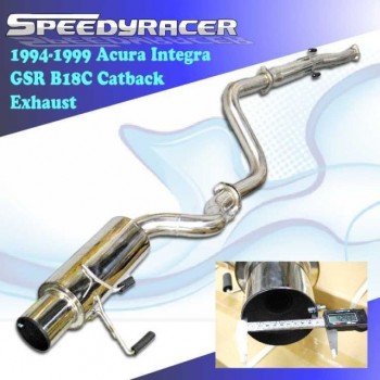 1994 1995 1996 1997 1998 1999 2000 2001 Integra GSR VTEC B18B CATBACK EXHAUST 3"