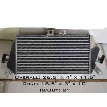 Universal Intercooler 26.5x11.5x4 2" OD/ID 