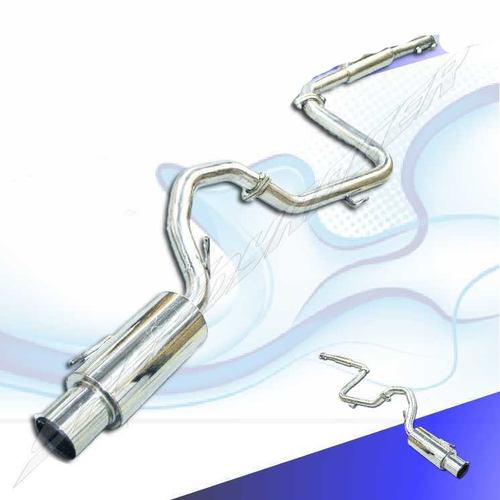 3 Catback Muffler Exhaust System With 4.5 Muffler Tip Tip For 1995 1996 1997 1998 1999 95 96 97 98 99 Mitsubishi Eclipse Gst Turbo 