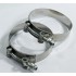 2x3" Stainless Steel T-Bolt Clamps for Silicone Coupler Intercooler Turbo Intake