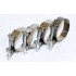 Stainless Steel Piping 90° 2"  2 Coupler and 4 clamps