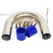 Stainless Steel U Piping 3 quot; amp; 2 Couplers  amp; 4 clamps