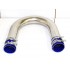  Stainless Steel U Piping 3"& 2 Couplers & 4 clamps