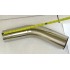 Stainless Steel Pipe 45° 3.5"  2 Coupler  and 4 clamps