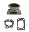T3 4-Bolt to 2.5 Turbo Flange Adapter