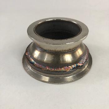 2.5" V-band Flange to 3.5" V-band Flange Adapter