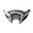 90 Degree Stainless Steel Turbo Charger Flange Conversion Adapter T2 to T3 4Bolt