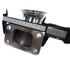 Stainless Steel 90 Degree Turbo Charger Flange Adapter T3 4-Bolt to 2.5