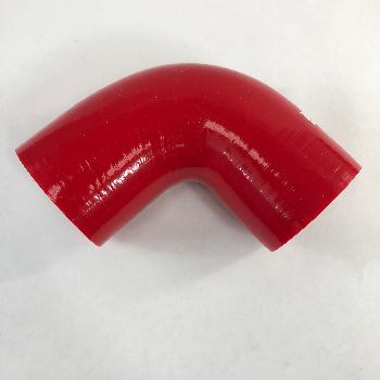 Red 90 degree 50mm Silicone Elbow Hose 2.25 inch Intercooler Turbo Intake Pipe