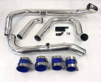 Fit 93-96 Mitsubishi Lancer Evolution I II III Intercooler Piping+Silicone+Clamp