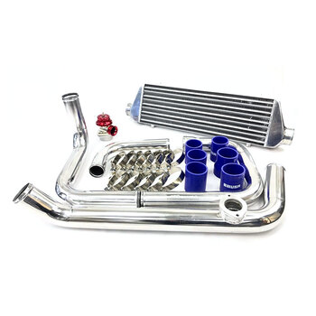 Piping+ Intercooler+ BOV for 88-00 Civic D15/D16 D Series EX/Si 1.6L Red