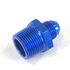 -8AN Male to 3/4NPT Male Thread Aluminum Anodized Hose End Fitting Adapter Blue