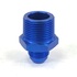 -8AN Male to 3/4NPT Male Thread Aluminum Anodized Hose End Fitting Adapter Blue