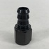 -10AN Straight Push on Lock Gas Oil Fuel Line Hose End Fitting black