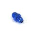 -8AN Male to -10AN Male Thread Straight Hose End Fitting Adapter Blue