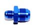 AN6 6AN TO AN10 Male Thread Straight Aluminum Anodized Fitting Adapter Blue