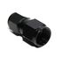 (one) Straight AN8 8AN to AN-10 Female Swivel Fuel Oil Gas Line Fitting Black