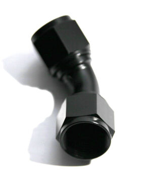 (one) AN12 Female to 12AN AN-12 Female 45 Degree Flare Swivel Fitting Adapter