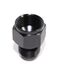 (one) Black AN10 Female to 8AN AN-8 Male Straight Flare Swivel Fitting Adapter