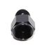 (one) Black AN10 Female to 8AN AN-8 Male Straight Flare Swivel Fitting Adapter