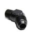 (one) AN8 8AN Male to 3/8NPT Male 45 Degree Fuel Oil Gas Line Fitting Adapter