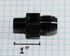 (one) 8AN to Male 1/4NPT Straight Fitting Adapter+1/8NPT Pressure/Temp Port