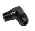 (one) AN6 6AN Male to 1/4NPT Male 90 Degree Fuel Oil Gas Line Fitting Adapter