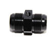 (one) Black AN16 Male to 16AN Male Straight Flare Fitting w/1/8NPT Gauge Port