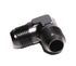 (one) 10AN Male to AN-10 Male 90 Degree Swivel Fuel Oil Gas Line Fitting Black